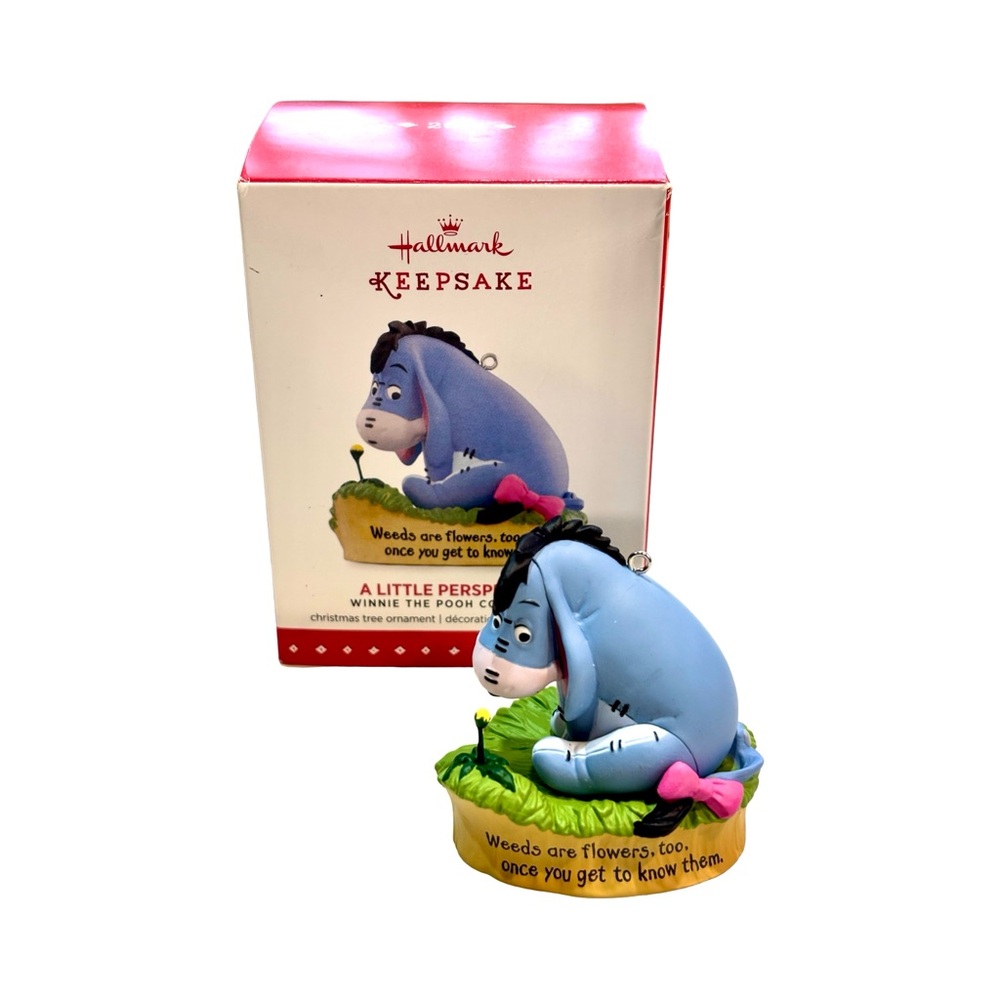Hallmark Keepsake 2015 Eeyore Ornament – “A Little Perspective” Winnie the Pooh